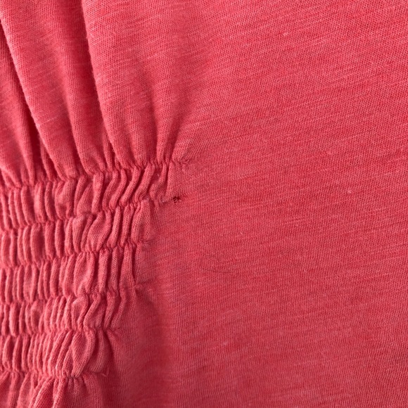 We the Free | coral side ruched top - Picture 4 of 5